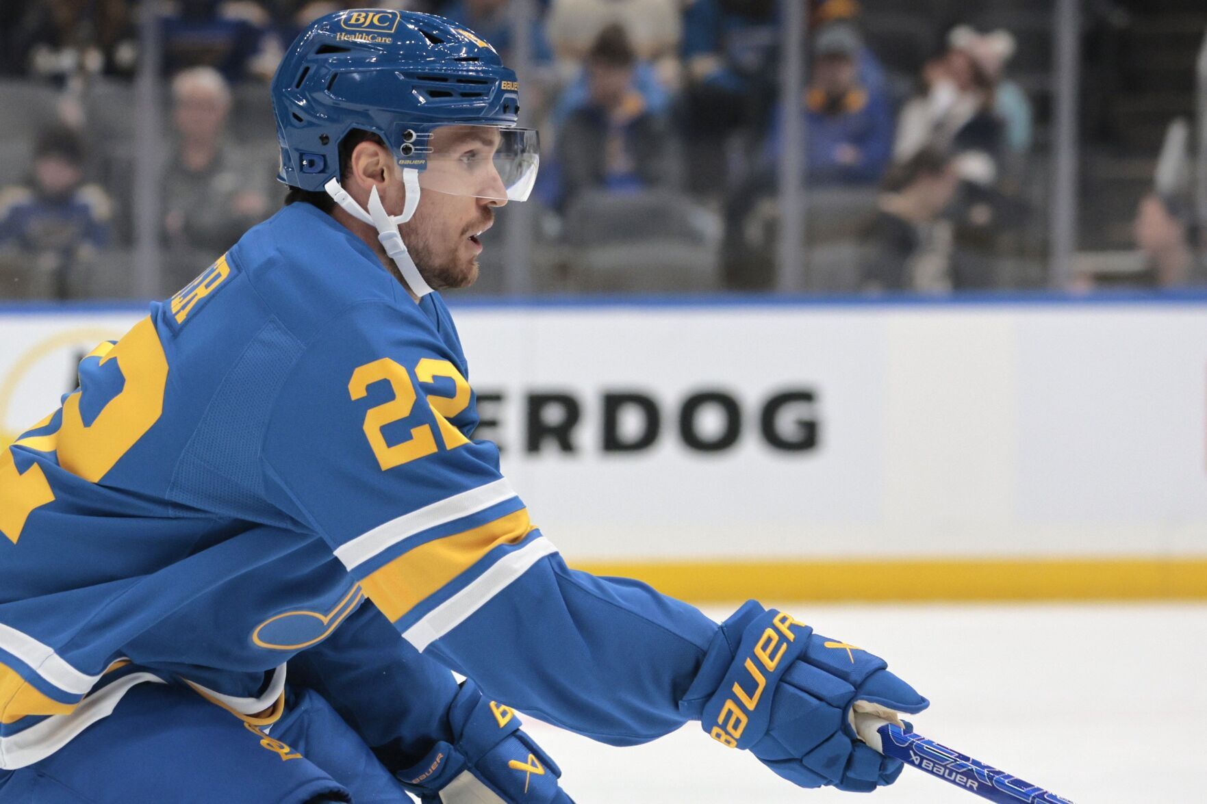 Center of it all: Pius Suter finds himself in the middle of loss to Utah